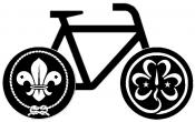 Radfahrer und Pfadfinder