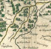 Alte Karte ca.1650