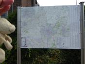 Beipiel zu 3: Stadtplan in Bocholt mit Landschildkroete