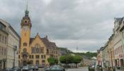 Waldheim Rathaus und Obermarkt