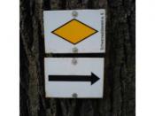 Folge diesem Schild - Follow this sign