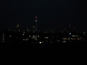 FFM Skyline at night by Toptipper