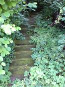 Treppe - Früher der einzige Zugang zur Location