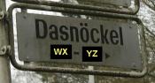 Schild: Station 1