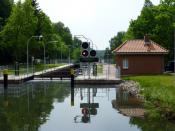 Schleusenkammer vom Oberwasser aus