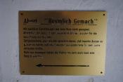 Heymlich Gemach_Infoschild