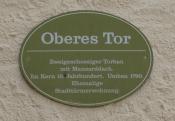 schild 'Oberes Tor'