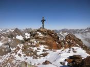 Schaufelspitze mit Gipfelkreuz