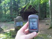 Logbeispielfoto, Stein mit Hütte