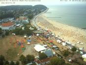 Lübeck-Travemünde Strand und Meerblick (WebCam 1)