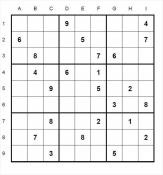 Dies ist das Sudoku, das du lösen musst, um die Koordinaten errechnen zu können!