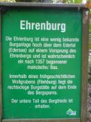 Schild Ehrenburg