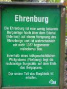 Schild Ehrenburg