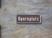 Opernplatz in Bayreuth