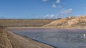 Staudamm Embalse de Los Molinos Fuerteventura.