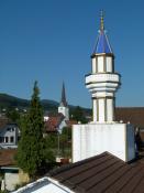 Minarett und Kirchturm
