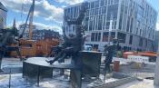 Jobsiadebrunnen am neuen Standort