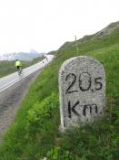 Kilometer 20.5 der Bernina-Passstraße