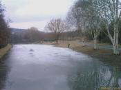 Der Eisweiher am 17.02.2009.