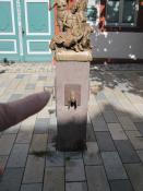 Logbeispielfoto mit Finger
