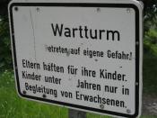 Warnschild