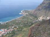 Blick ins Valle Gran Rey in Richtung La Playa