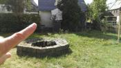 Logbeispielfoto mit Zeigefinger