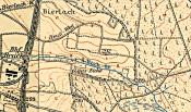 Historische Karte von 1950 - Erlangen, Bachgraben