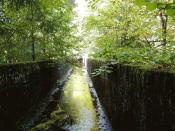 Aquädukt über die Eisenbahntrasse