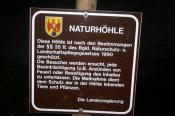 Tafel Naturhöhle