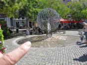 Logbeispielfoto mit Finger