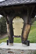 Gedenktafel, lapide comm. plaque for fallen Soldiers