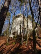 Der Hartenfels von unten