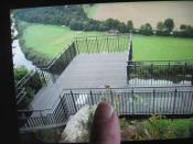 Logbeispielfoto mit Finger - Skywalk als Ganzes