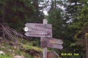 Follow hiking trail no. 6. Folge dem Wanderweg 6.