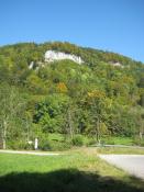 Blick von unten auf den Glatten Fels 