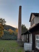 Gemauerter Industrieschornstein