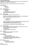 English description stages