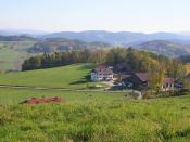 Blick nach Ramersdorf und Kollnburg