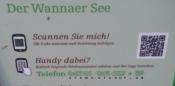 Der Wannaer See - Das Schild