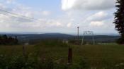 Blick auf die Rhön, Skilift