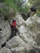 1. The first gate in the torrent / Erstes Gatter