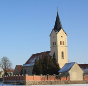 Die Kirche im Winter