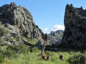 Beginn oberer Canyon/Start of upper canyon