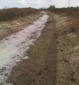 dry salt at the lake Alikes in Tigaki 