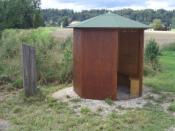 Startholz mit Häuschen