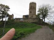 Logbeispielfoto mit Finger