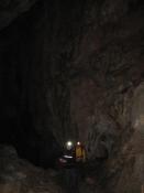 Hoher Gang in der Höhle