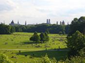 Skyline Englischer Garten