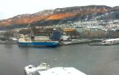 Blick über den Hafen von Bergen (webcam)